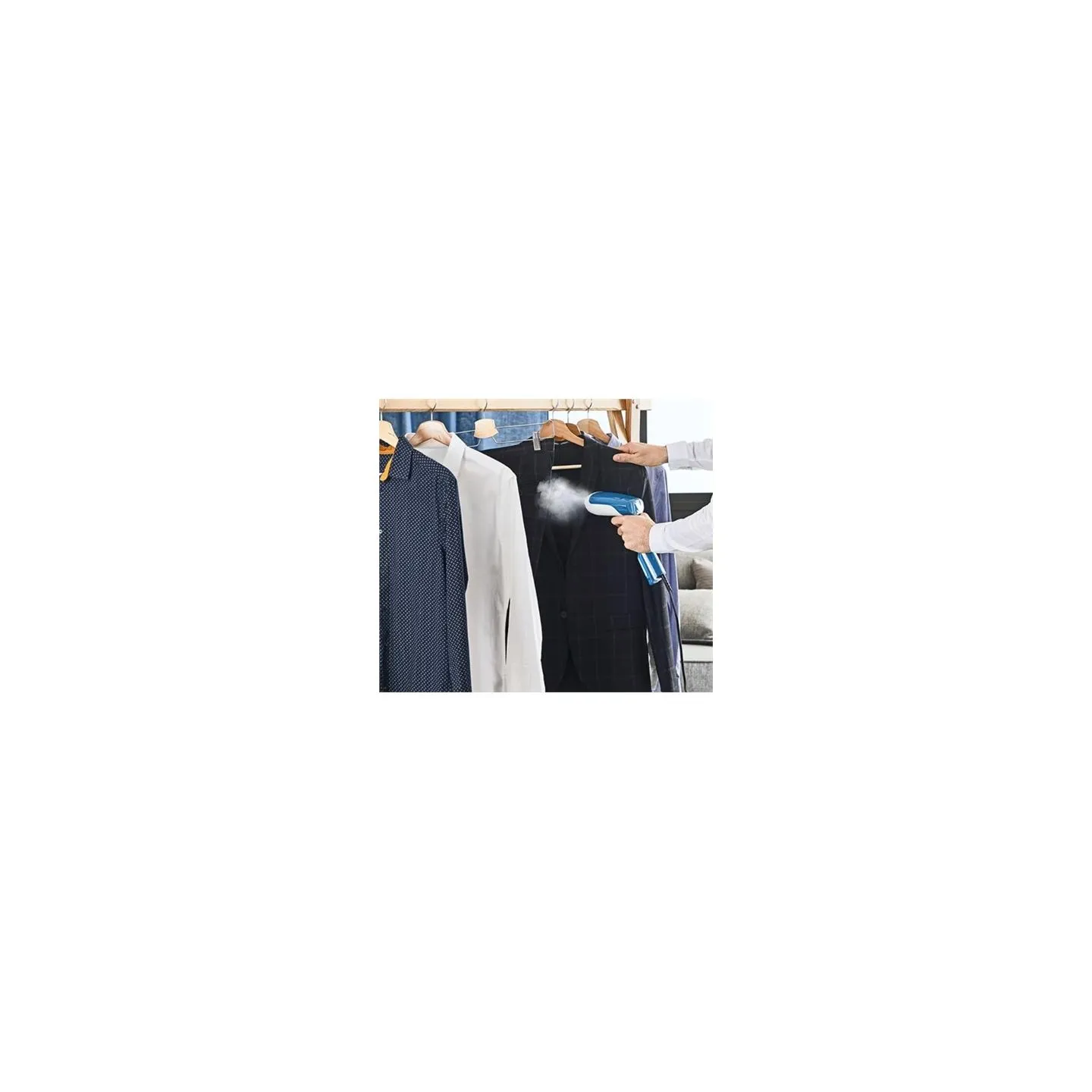 Tefal | Garment Steamer | DT6130E0 | Handheld | 1300 W | 0.07 L | 20 g/min | Blue/White