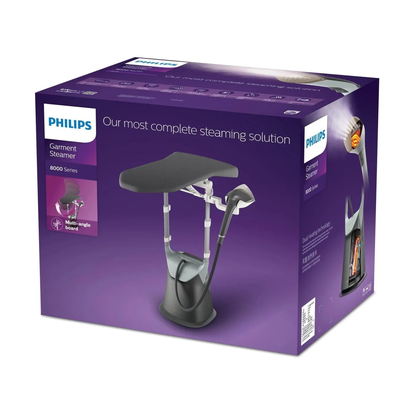 Philips All-in-one Ironing Solution | GC628/80 8000 Series | Stand Steamer | 2400 W | 2 L | 90 g/min
