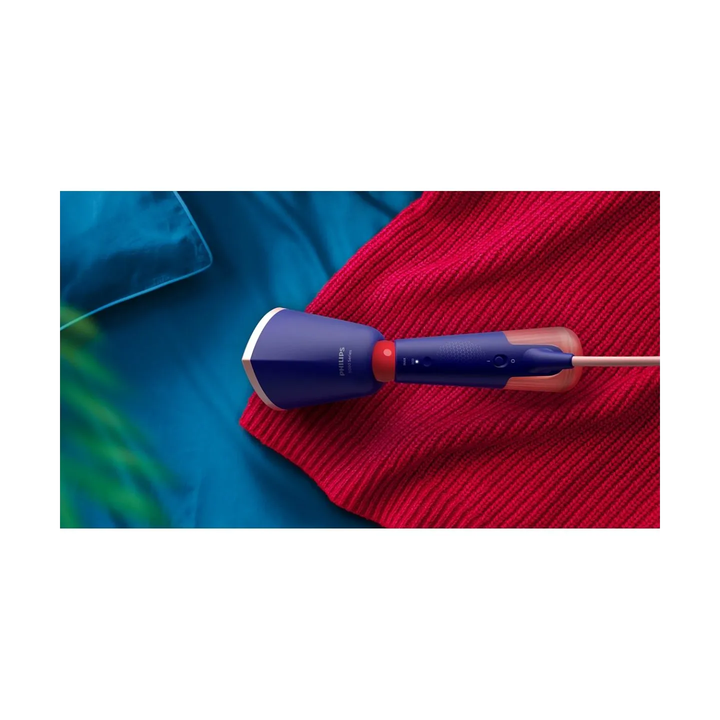 Philips Steamer | STH5030/20 | Handheld | 1400 W | 120/200 L | 24 g/min | Marine Blue