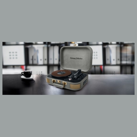 Muse | Turntable Stereo System | MT-201 BTG | Grey | USB port | AUX in