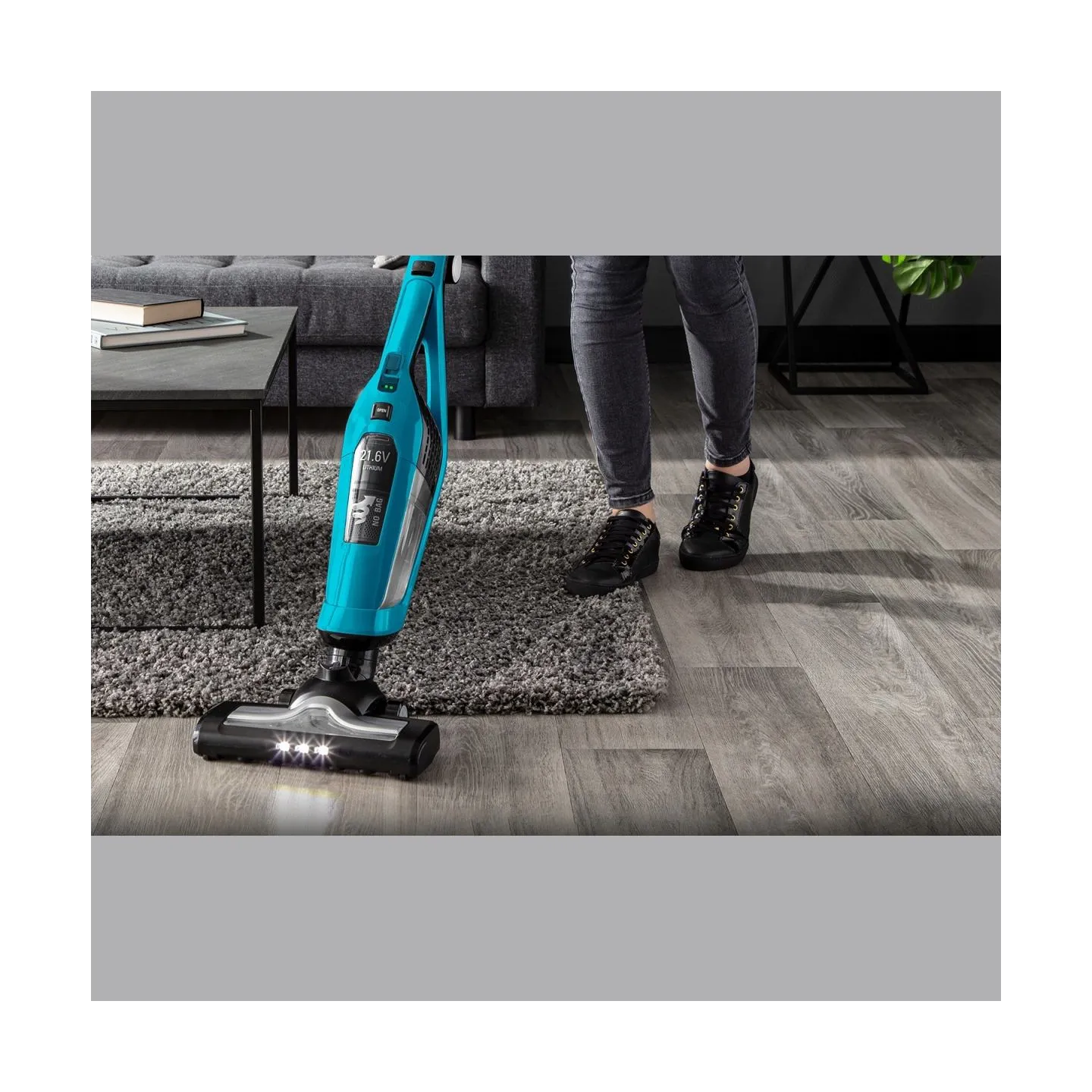 Tefal | Vacuum Cleaner | TY6751 Dual Force | Handstick 2in1 | Handstick and Handheld | 21.6 V | Operating time (max) 45 min | Bl