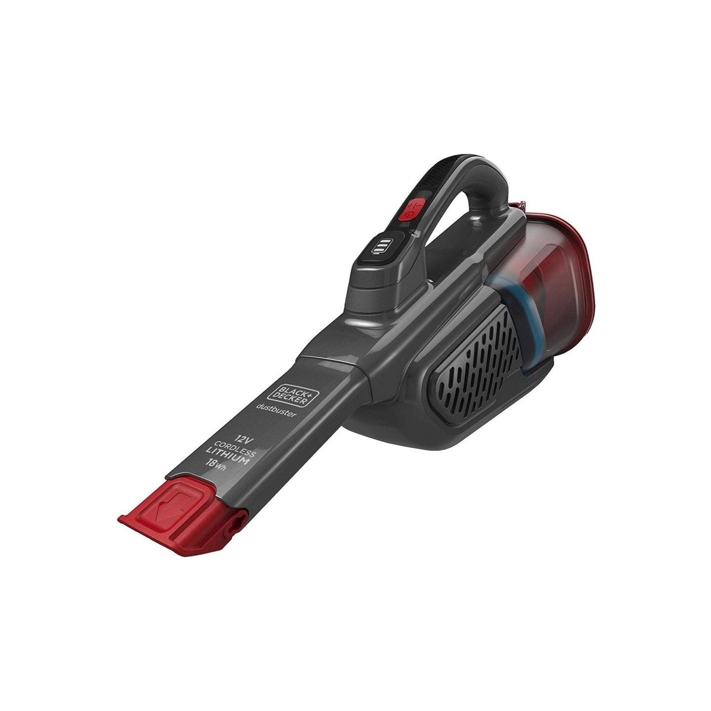 Black & Decker Vacuum Cleaner | BHHV315B-QW | Cordless operating | Handstick | 12 V | Gray/Red