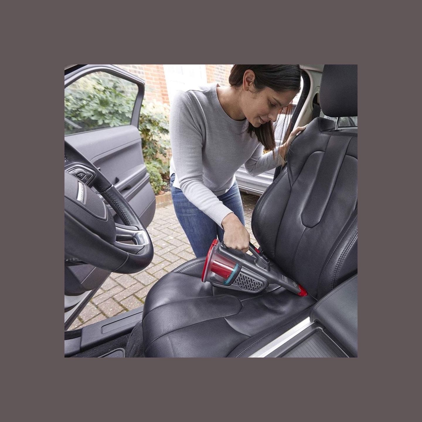 Black & Decker Vacuum Cleaner | BHHV315B-QW | Cordless operating | Handstick | 12 V | Gray/Red