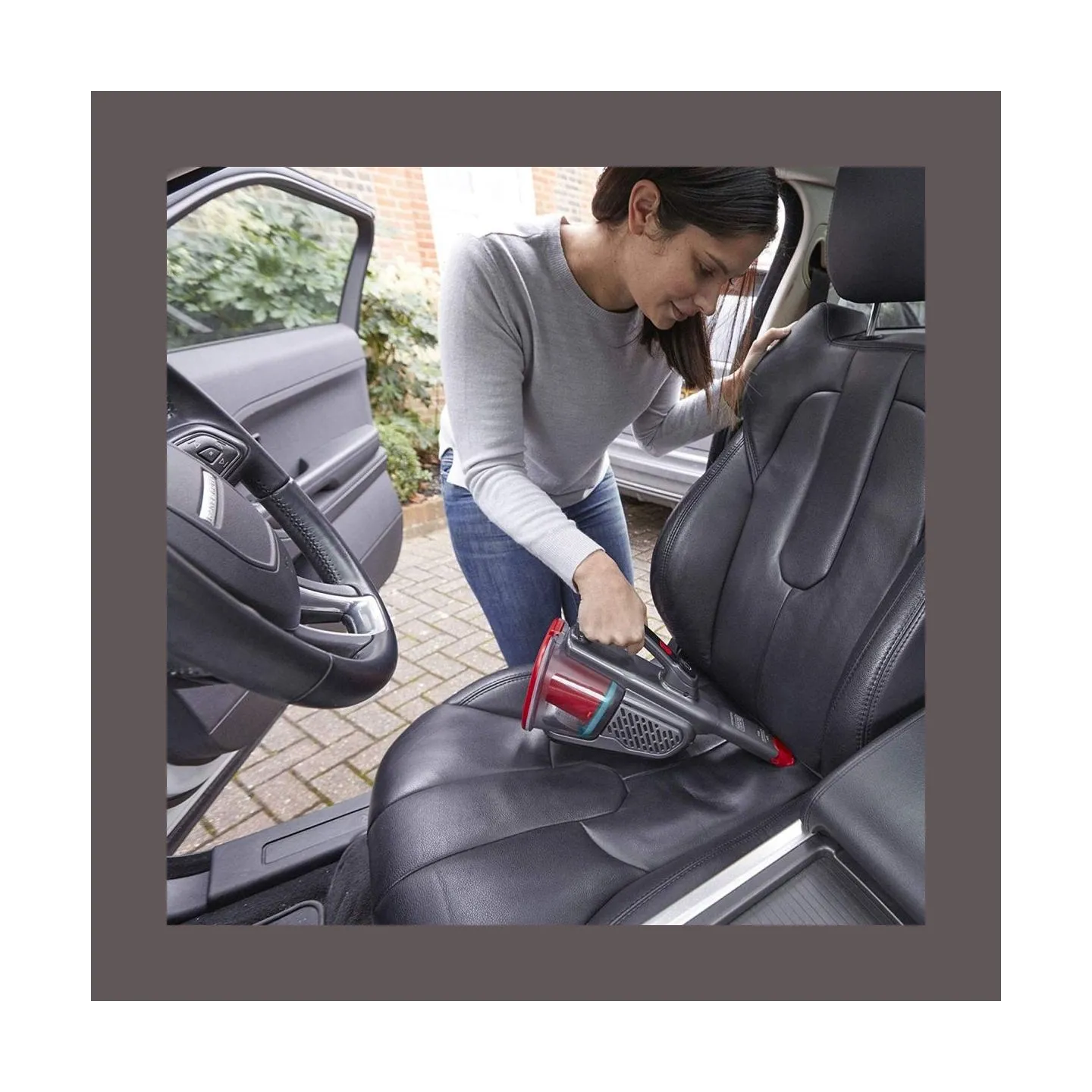 Black & Decker Vacuum Cleaner | BHHV315B-QW | Cordless operating | Handstick | 12 V | Gray/Red