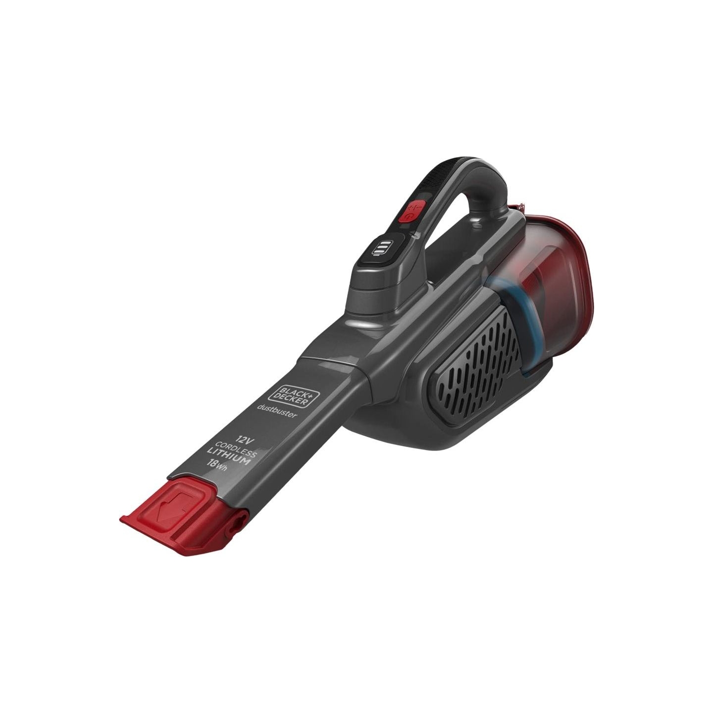 Black & Decker Vacuum Cleaner | BHHV315B-QW | Cordless operating | Handstick | 12 V | Gray/Red