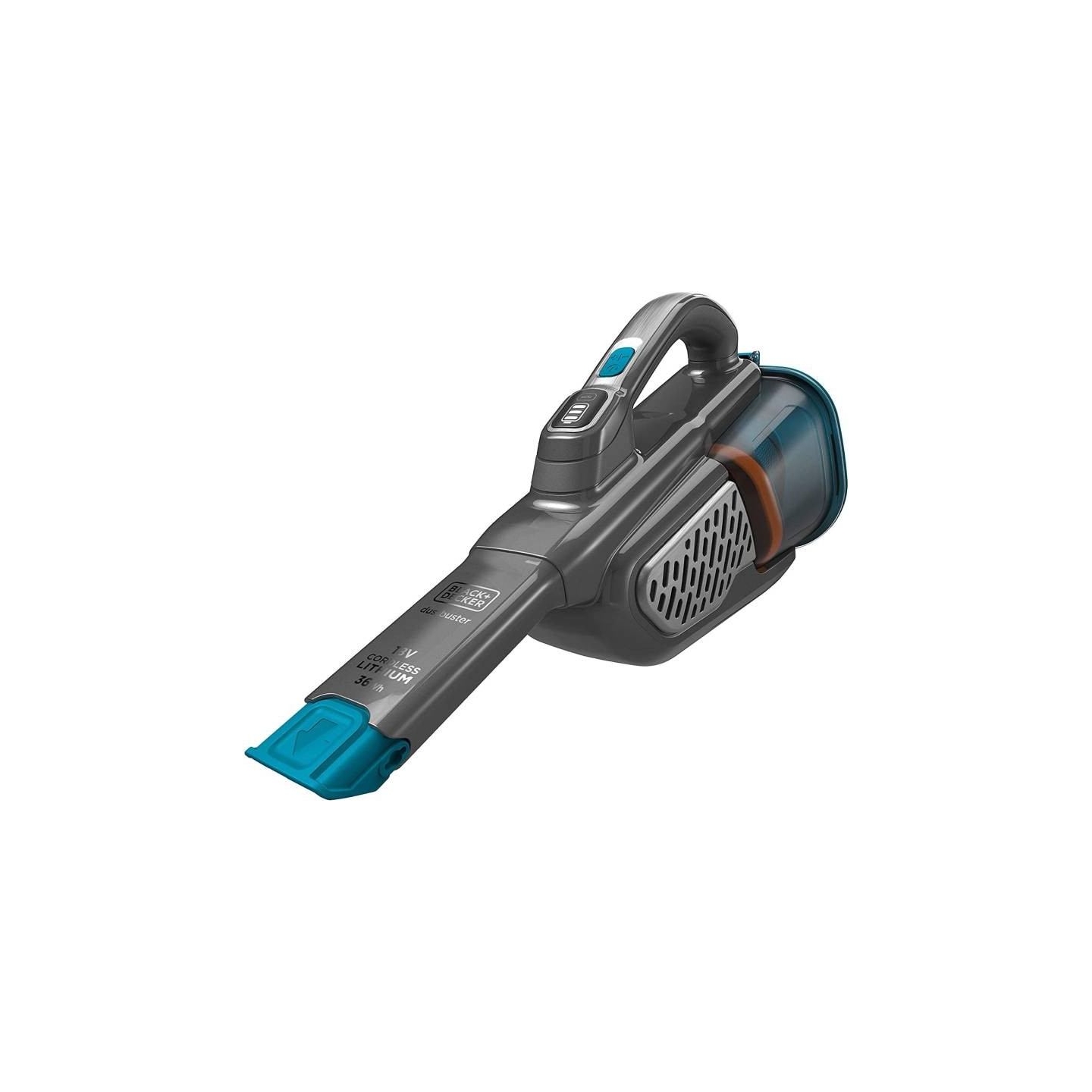 Black & Decker Vacuum Cleaner | BHHV520BF-QW | Cordless operating | Handheld | 18 V | Blue/Gray