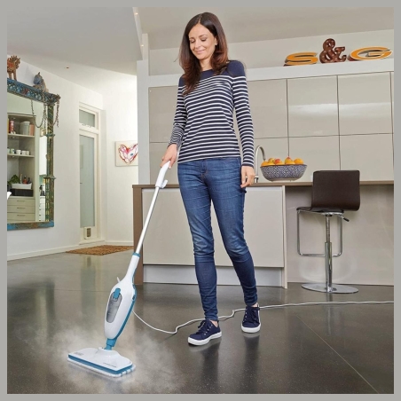 Black & Decker | Steam Mop | FSMH13E5-QS | Corded operating | 1300 W | White