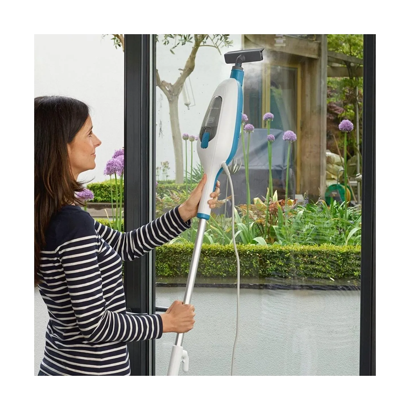 Black & Decker | Steam Mop | FSMH13E5-QS | Corded operating | 1300 W | White