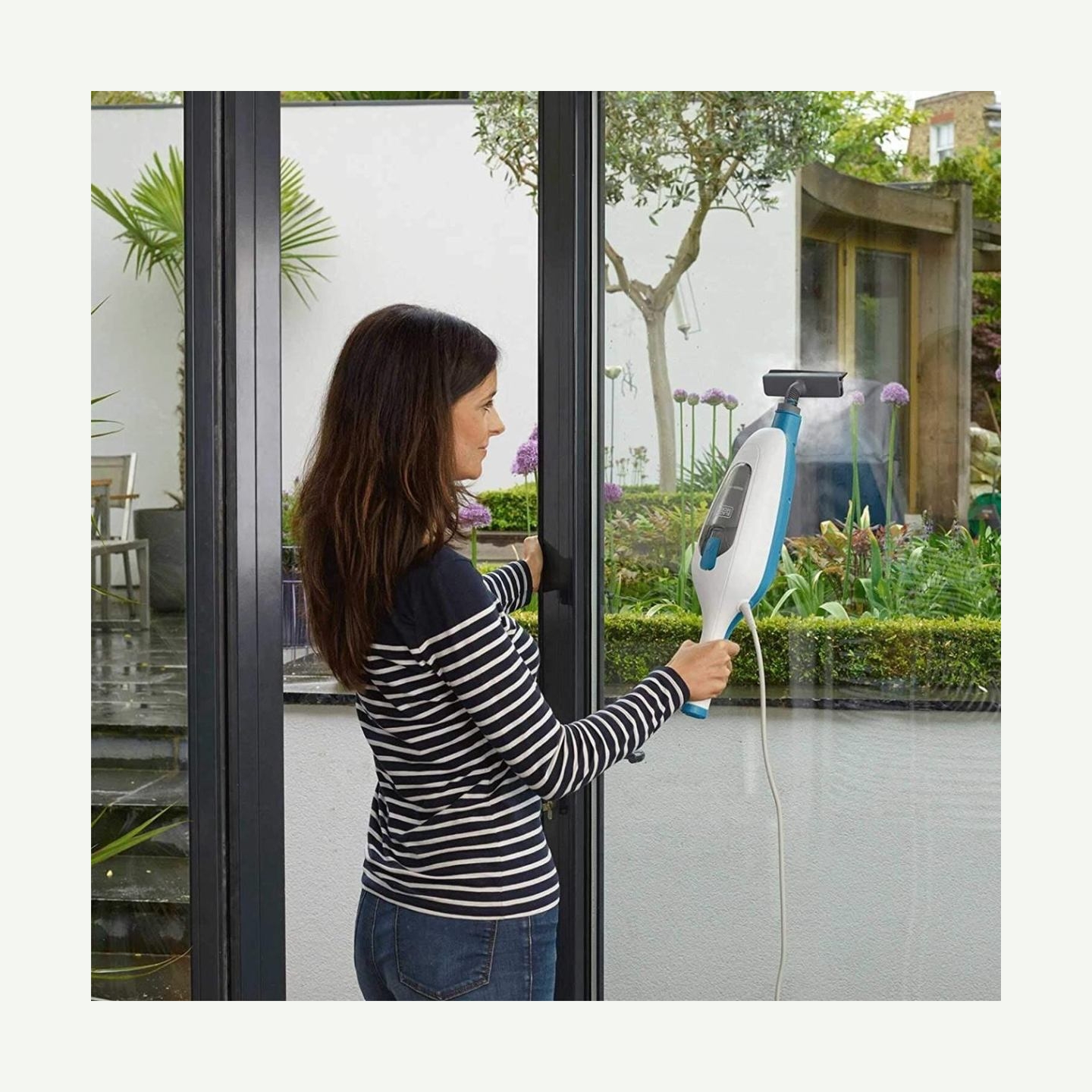 Black & Decker | Steam Mop | FSMH13E5-QS | Corded operating | 1300 W | White