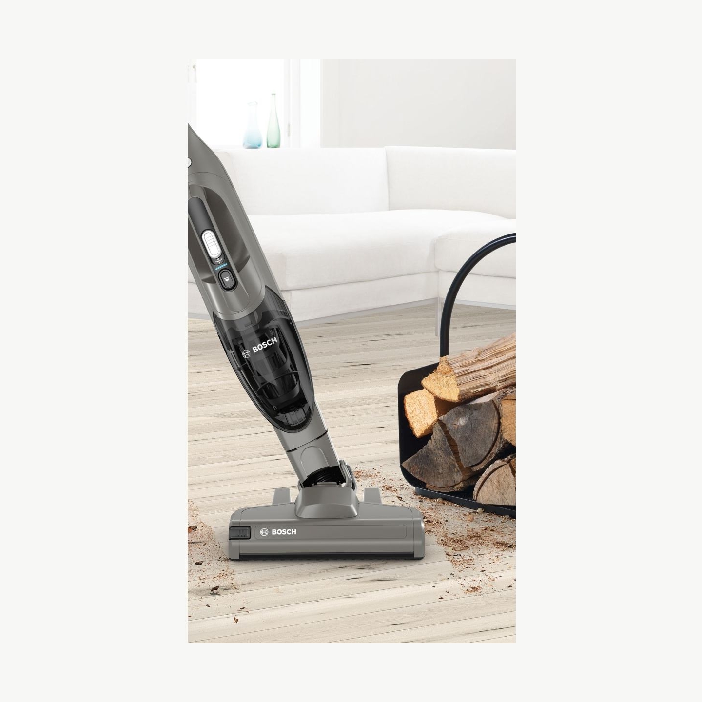 Bosch | Vacuum cleaner | Readyy'y Serie 2 BBHF214G | Cordless operating | Handstick and Handheld | - W | 14.4 V | Operating time