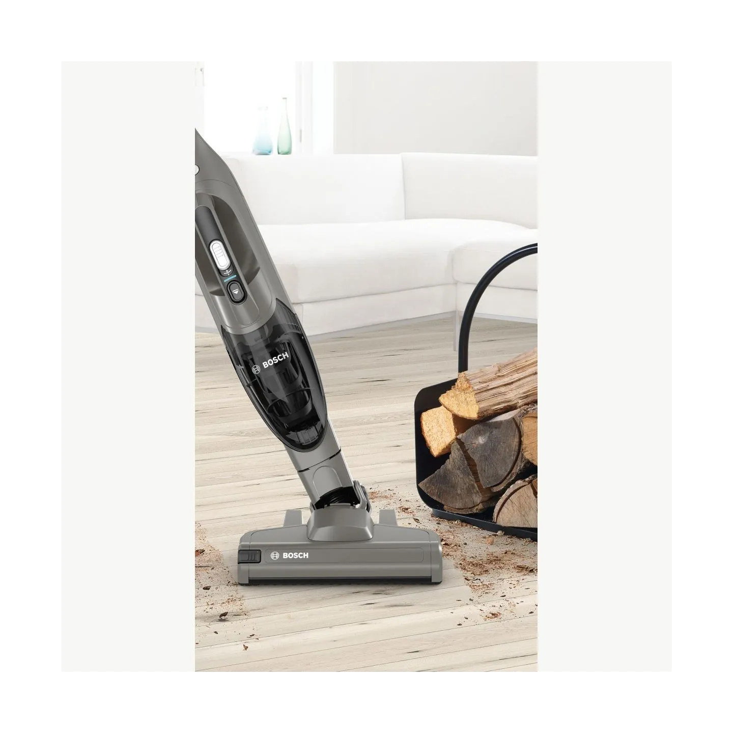 Bosch | Vacuum cleaner | Readyy'y Serie 2 BBHF214G | Cordless operating | Handstick and Handheld | - W | 14.4 V | Operating time