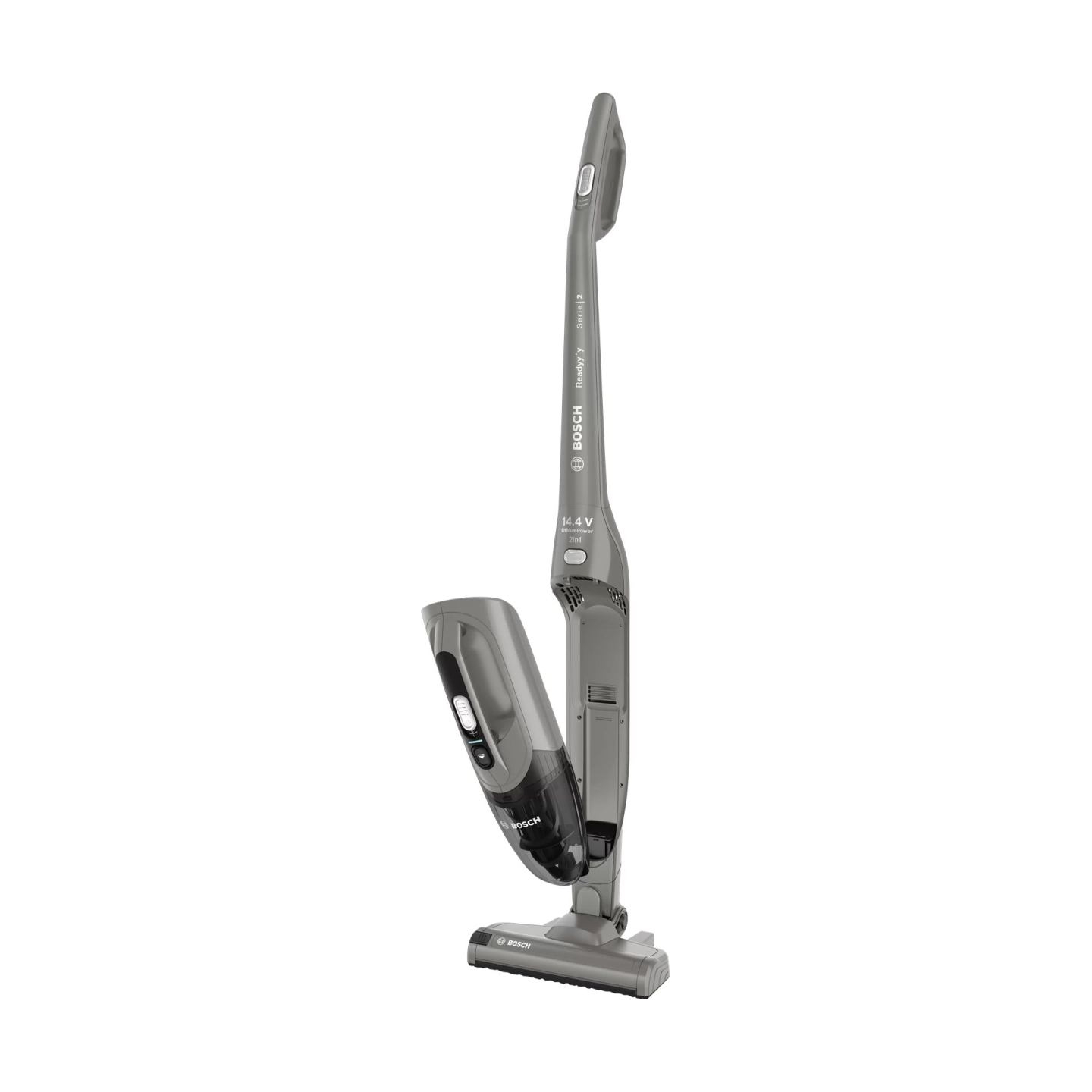 Bosch | Vacuum cleaner | Readyy'y Serie 2 BBHF214G | Cordless operating | Handstick and Handheld | - W | 14.4 V | Operating time