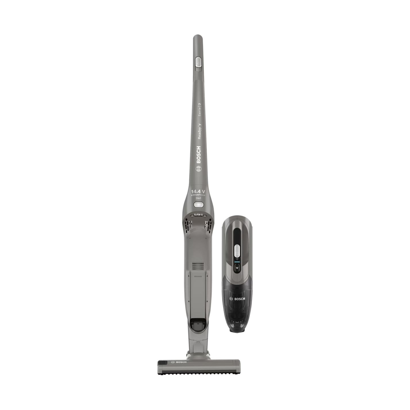 Bosch | Vacuum cleaner | Readyy'y Serie 2 BBHF214G | Cordless operating | Handstick and Handheld | - W | 14.4 V | Operating time