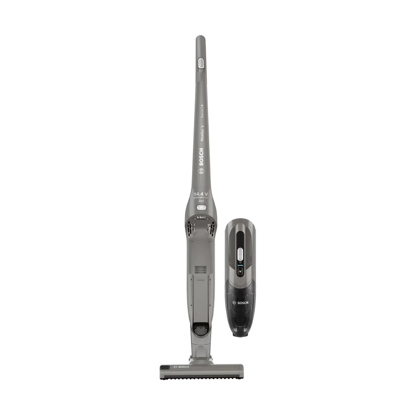 Bosch | Vacuum cleaner | Readyy'y Serie 2 BBHF214G | Cordless operating | Handstick and Handheld | - W | 14.4 V | Operating time