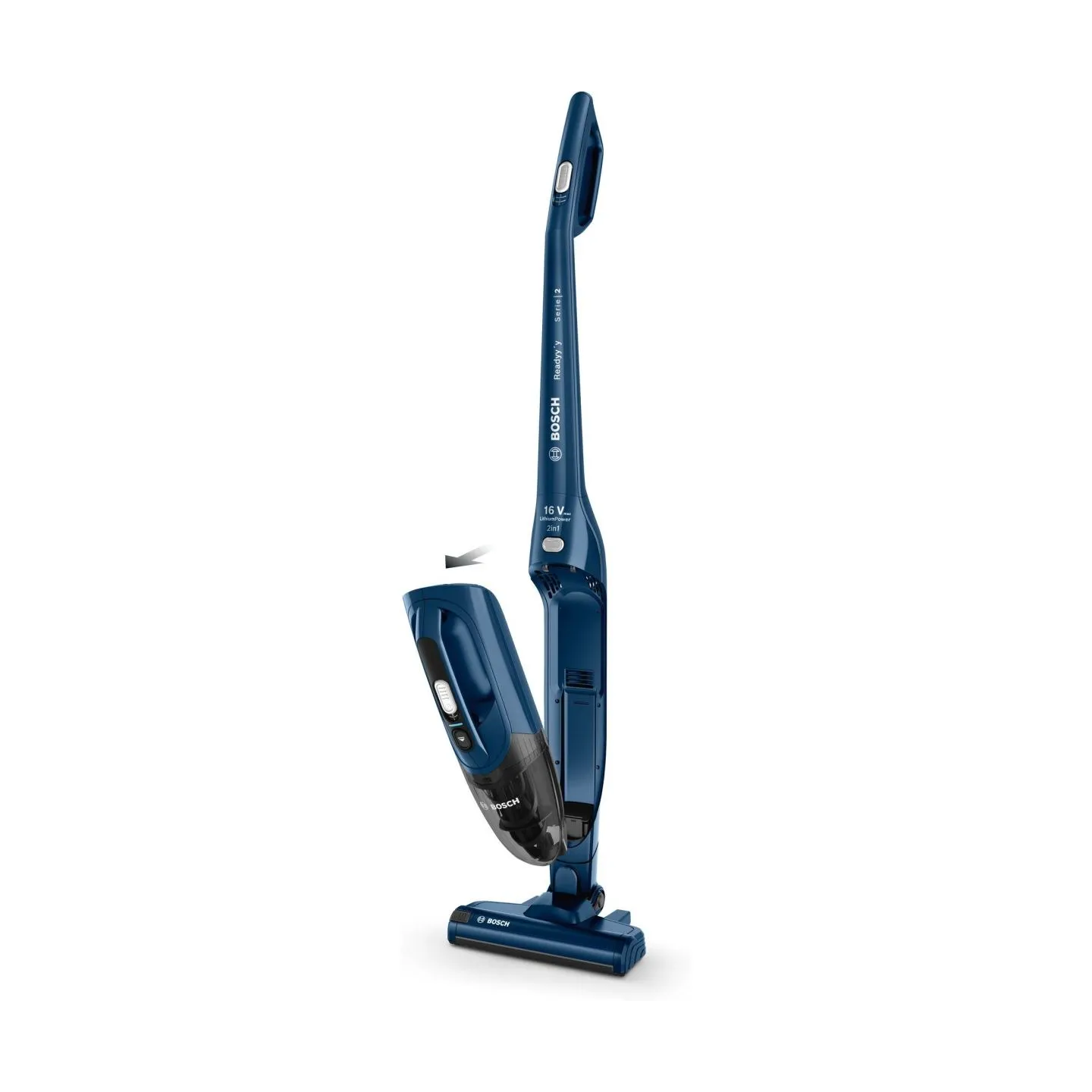 Bosch | Vacuum Cleaner | Readyy'y 16Vmax BBHF216 | Cordless operating | Handstick and Handheld | - W | 14.4 V | Operating time (