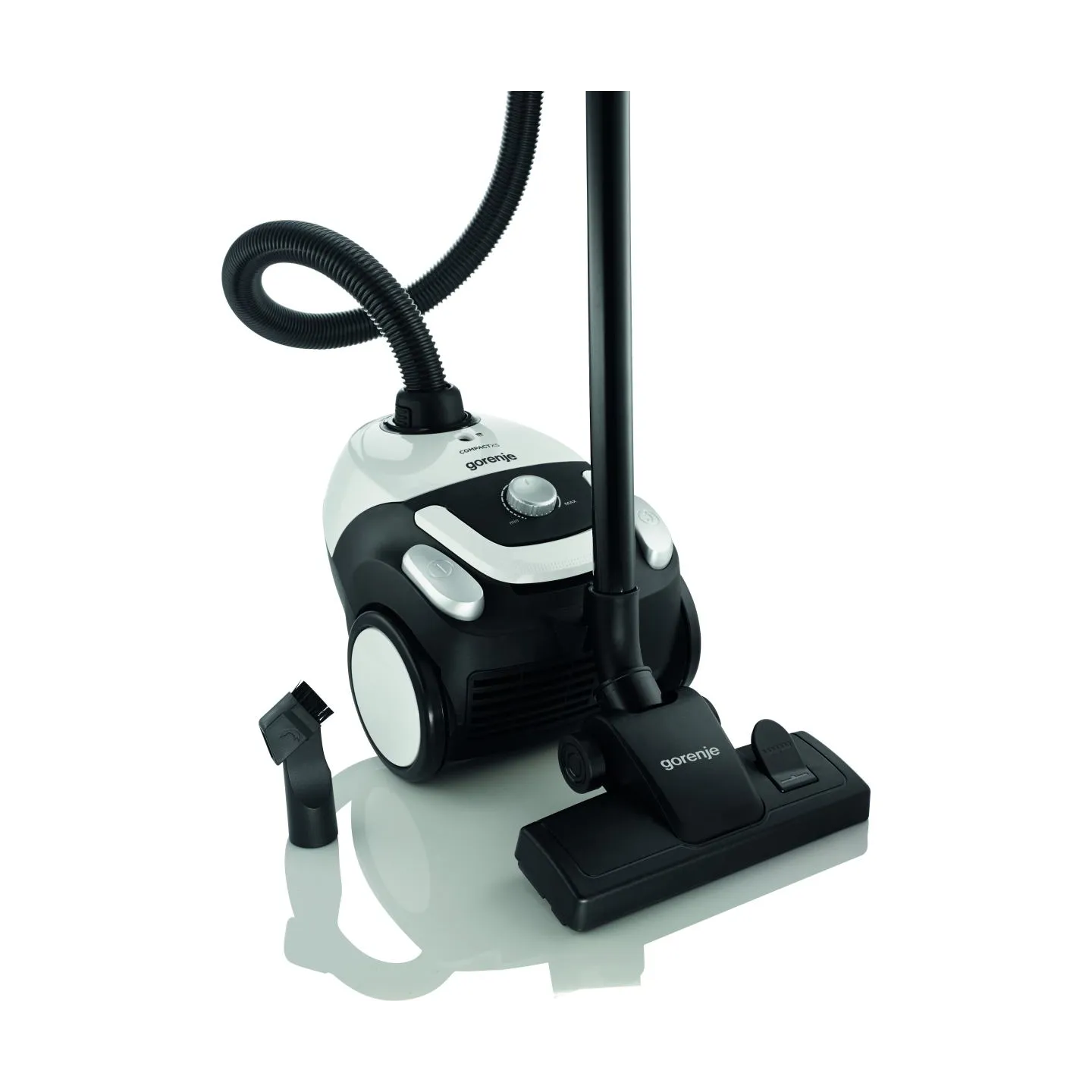 Gorenje | Vacuum cleaner | VCEA11CXWII | Bagged | 750 W | Operating radius 15 m | White
