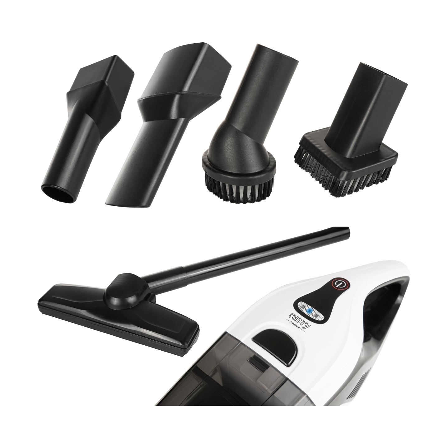 Camry | Vacuum Cleaner | CR 7046 | Cordless operating | Bagless | 200 W | Operating time (max) 20 min | Black/White | Warranty 2