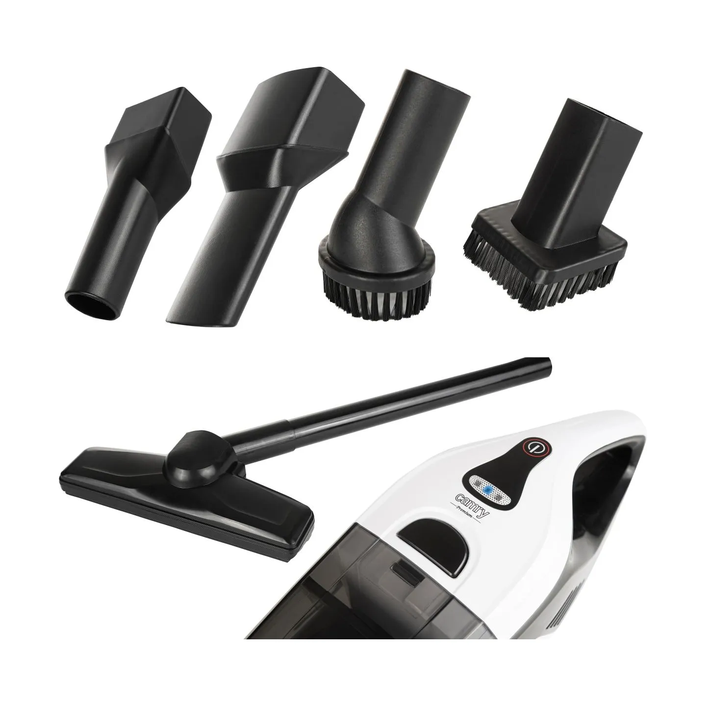 Camry | Vacuum Cleaner | CR 7046 | Cordless operating | Bagless | 200 W | Operating time (max) 20 min | Black/White | Warranty 2