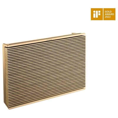Bang & Olufsen Beosound Level Speaker Gold Tone Alu (Cover Light Oak)