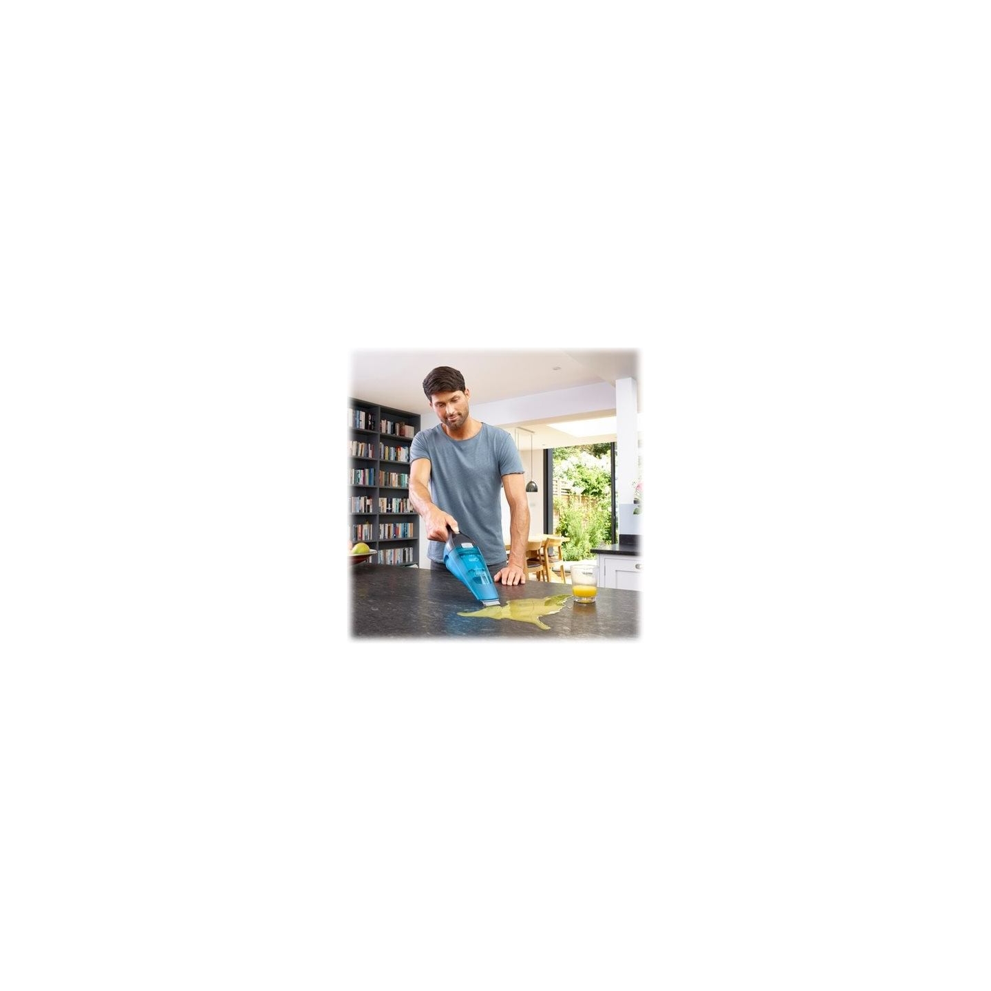 Black & Decker | Vacuum Cleaner | WDC215WA-QW | Cordless operating | Handstick | 7.2 V | Operating time (max) 10 min | Blue
