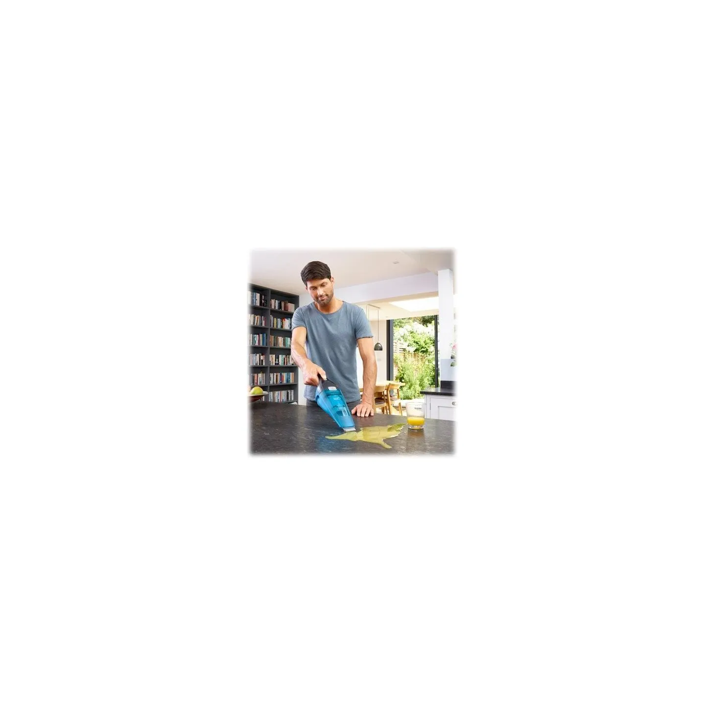 Black & Decker | Vacuum Cleaner | WDC215WA-QW | Cordless operating | Handstick | 7.2 V | Operating time (max) 10 min | Blue