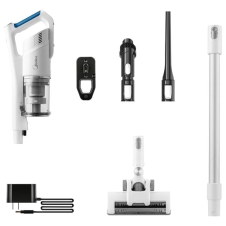 Midea Cordless Vacuum Cleaner | P5 MCS2021WB | 150 W | 21.6 V | Operating time (max) 45 min | White