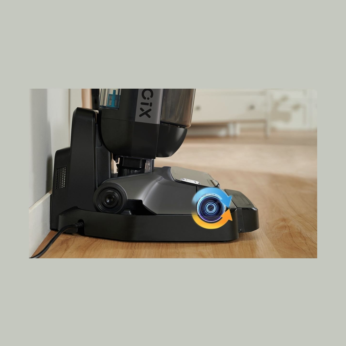 Midea Cordless Vacuum Cleaner | X10 Wet and Dry | 220 W | 22.2 V | Operating time (max) 35 min | Black
