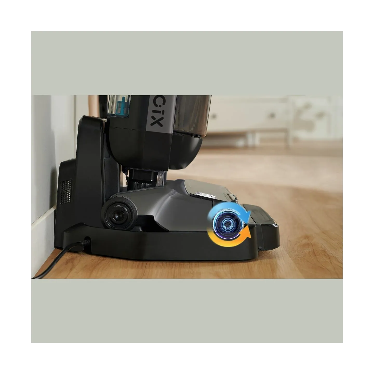 Midea Cordless Vacuum Cleaner | X10 Wet and Dry | 220 W | 22.2 V | Operating time (max) 35 min | Black