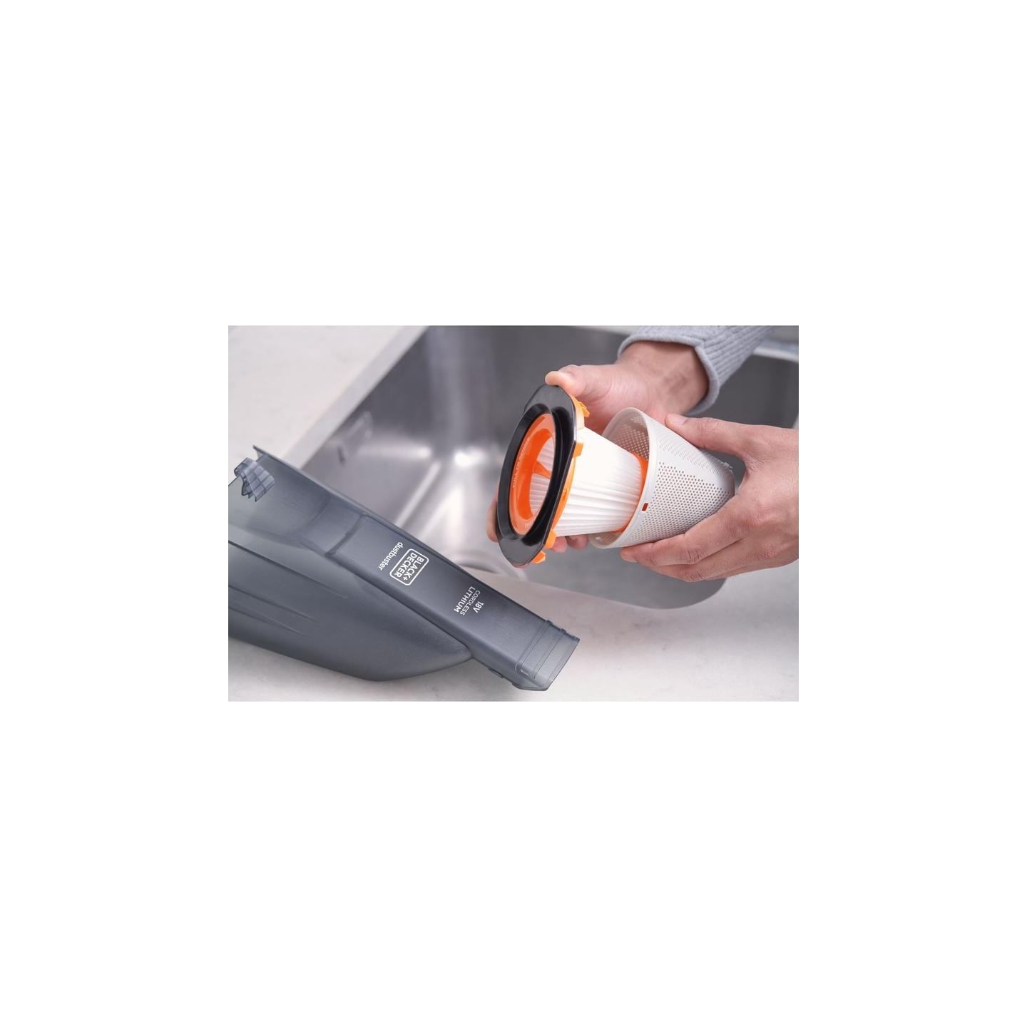 Black & Decker | Vacuum Cleaner | BCHV001B-XJ | Cordless operating | Handstick | 18 V | Operating time (max) 12 min | Grey