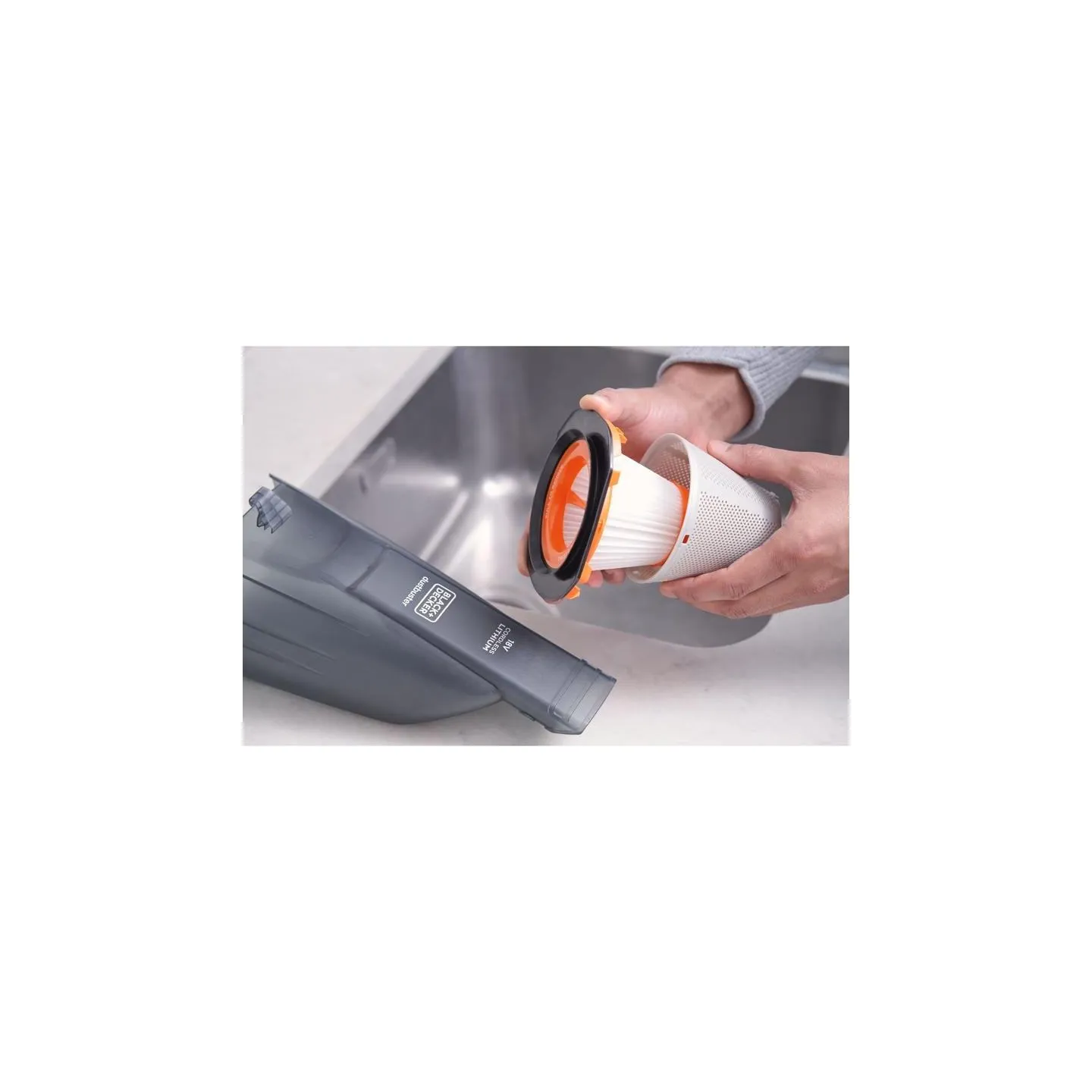 Black & Decker | Vacuum Cleaner | BCHV001B-XJ | Cordless operating | Handstick | 18 V | Operating time (max) 12 min | Grey