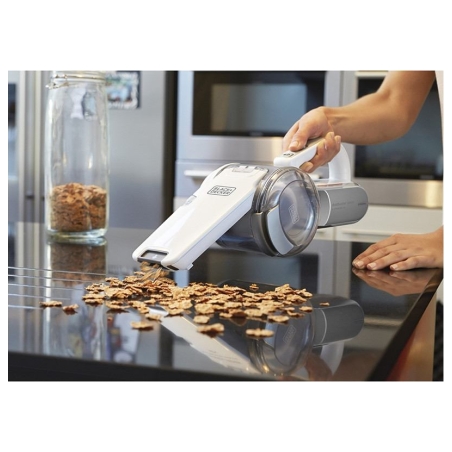 Black & Decker | Vacuum Cleaner | PV1820L-QW | Cordless operating | Handstick | 18 V | Operating time (max) 13 min | White