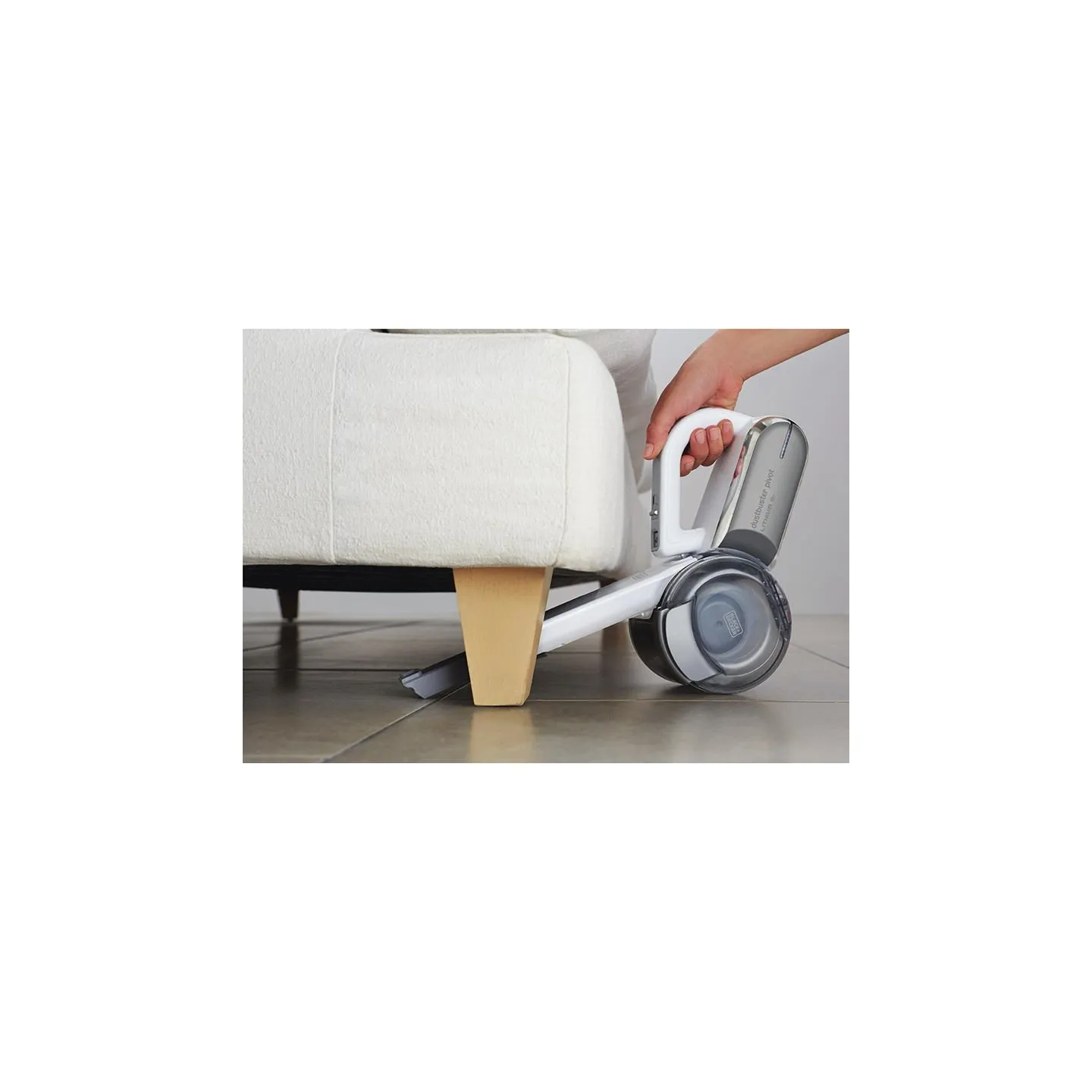 Black & Decker | Vacuum Cleaner | PV1820L-QW | Cordless operating | Handstick | 18 V | Operating time (max) 13 min | White