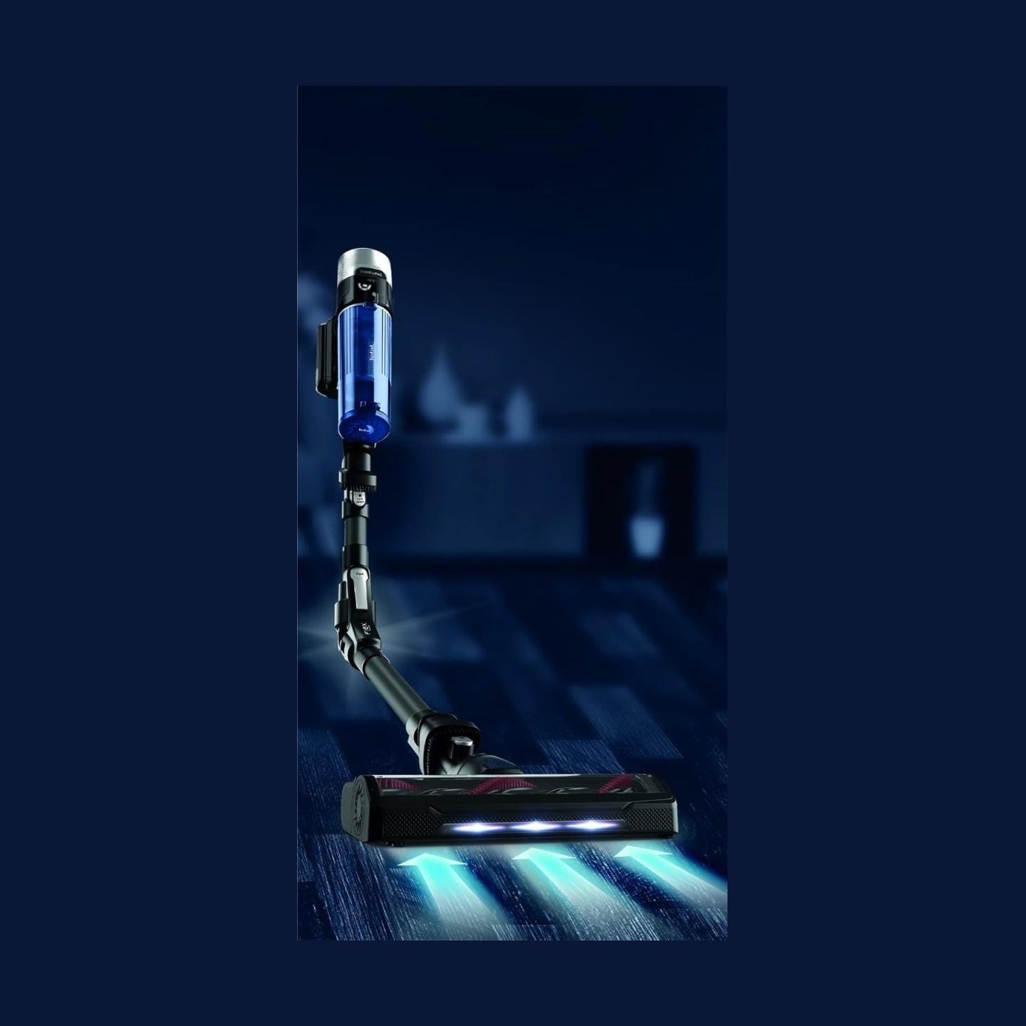 Tefal Vacuum Cleaner | TY20C7 X-force Flex Aqua | Cordless operating | 250 W | Black/Blue
