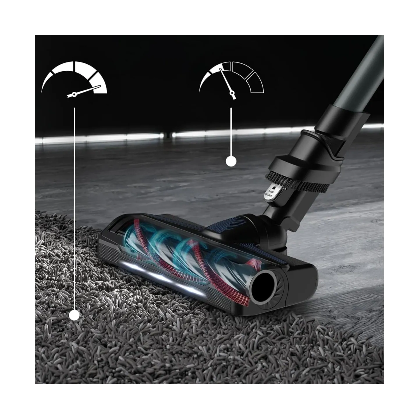 Tefal Vacuum Cleaner | TY20C7 X-force Flex Aqua | Cordless operating | 250 W | Black/Blue