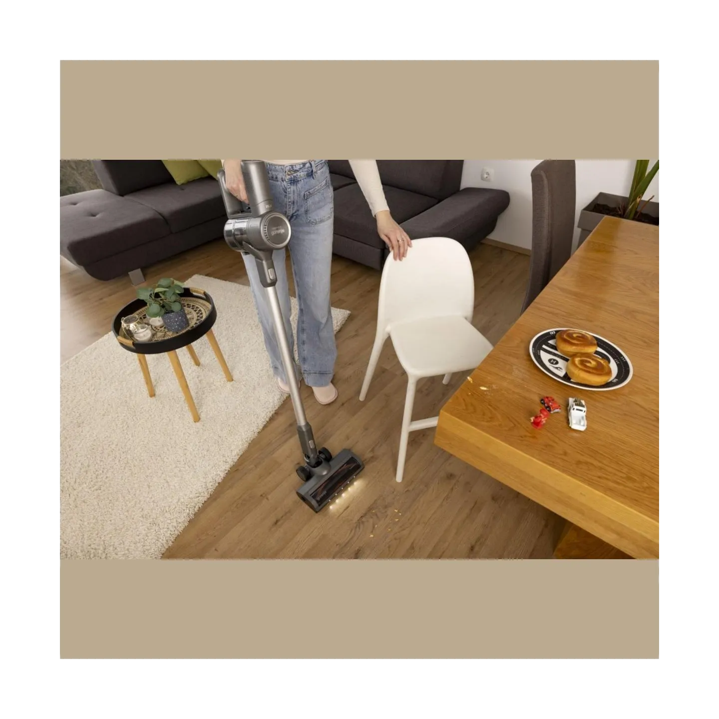 Gorenje SVC252420FFA | Vacuum Cleaner | Cordless operating | Stick/handheld | 300 W | 25.2 V | Operating time (max) 60 min | Ant