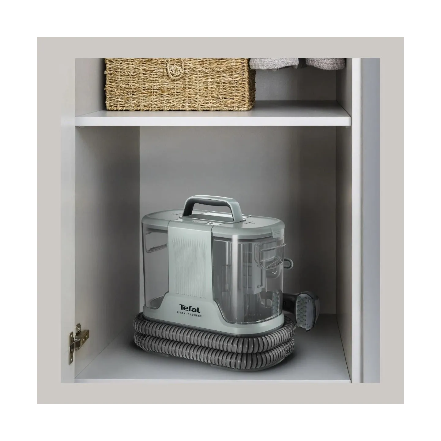 Tefal Carpet and Upholstery Cleaner | IZ3020F0 Clean it Compact | Corded operating | Washing function | 400 W | Operating radius