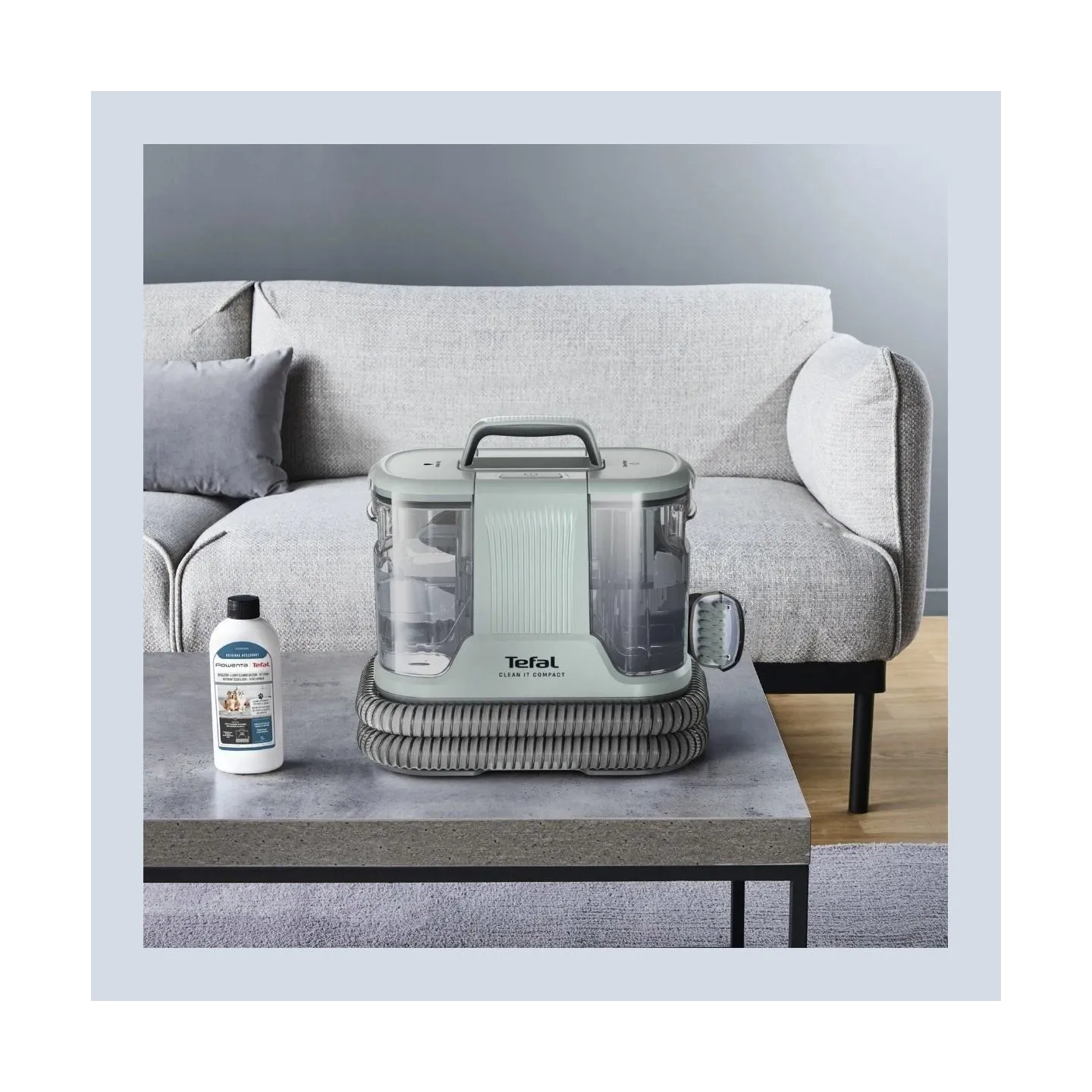 Tefal Carpet and Upholstery Cleaner | IZ3020F0 Clean it Compact | Corded operating | Washing function | 400 W | Operating radius