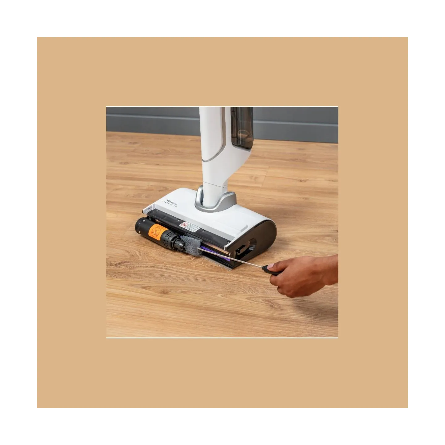 Tefal Vacuum Cleaner | GF7540FO X-Clean 10 | Cordless operating | Stick | 200 W | 100-240 V | Operating time (max) 60 min | Whit