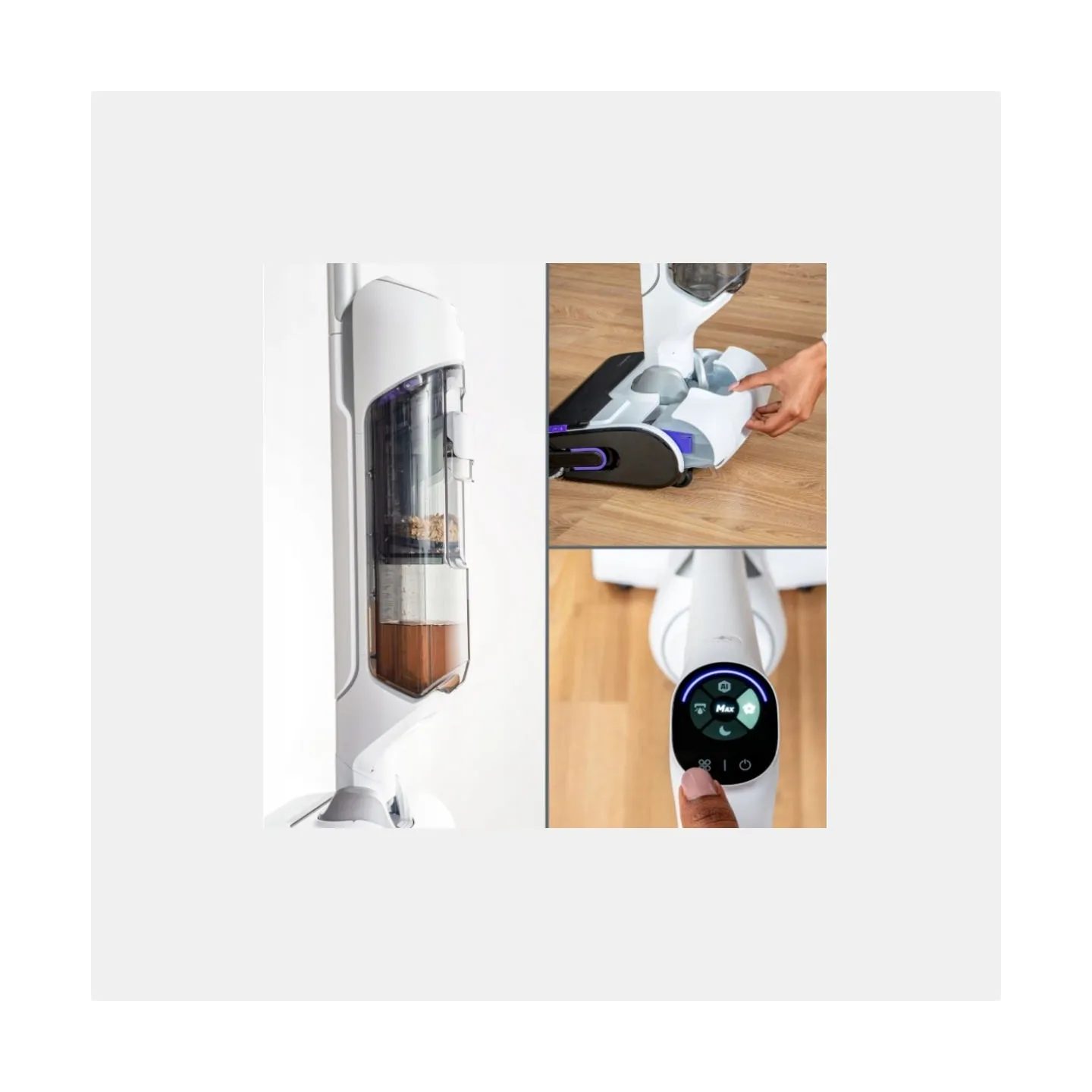 Tefal Vacuum Cleaner | GF7540FO X-Clean 10 | Cordless operating | Stick | 200 W | 100-240 V | Operating time (max) 60 min | Whit