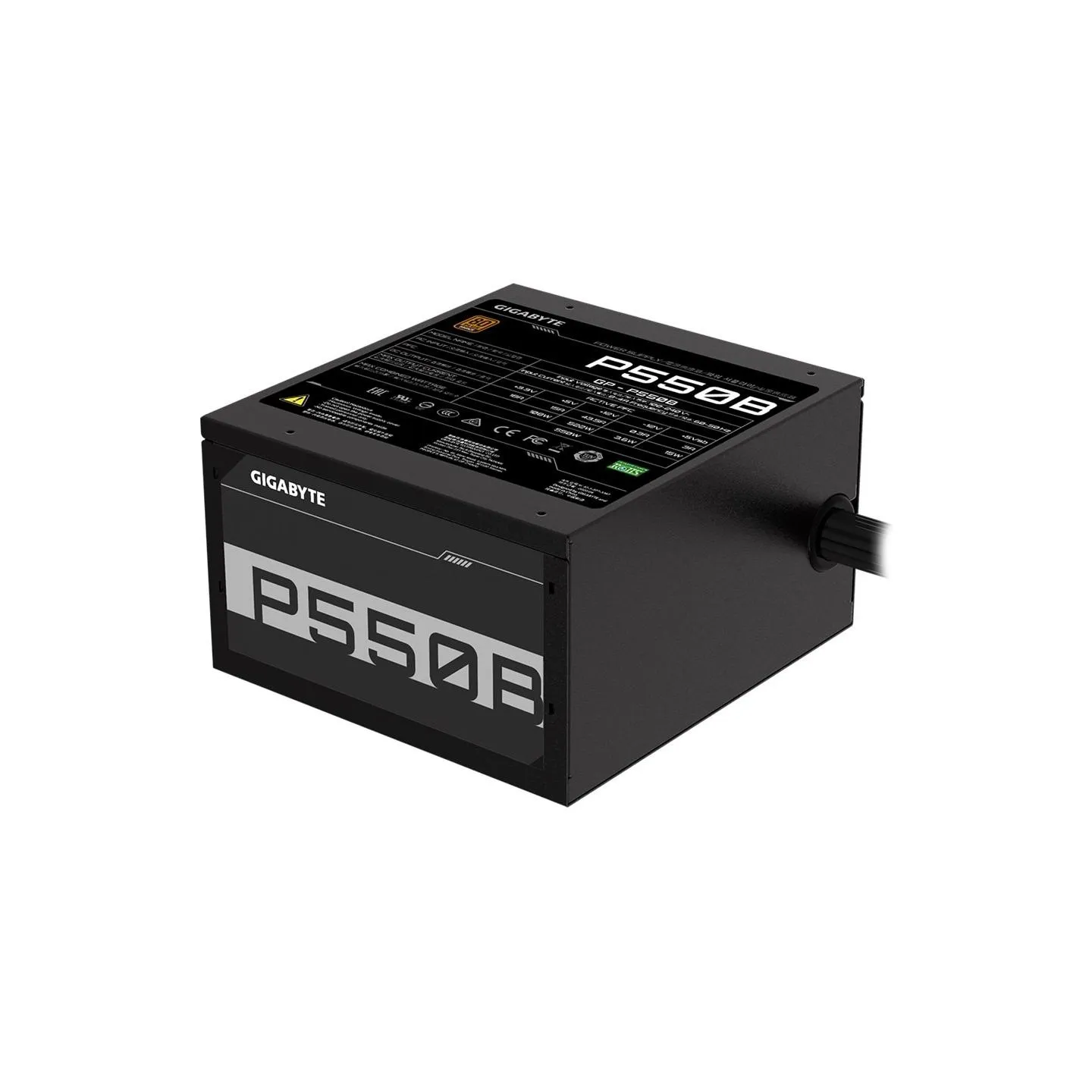 Gigabyte Power supply P550B 550W PFC 120mm hydraulic fan ATX