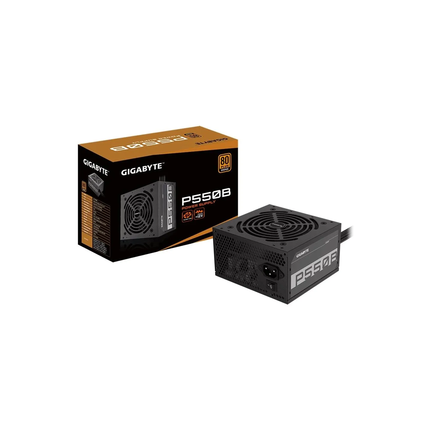 Gigabyte | GP-P550B | 550 W | 80 PLUS Bronze certified