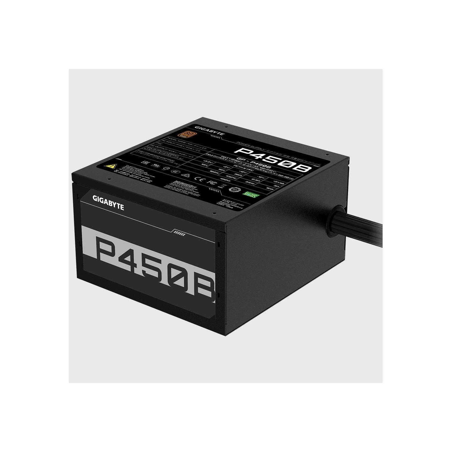 Gigabyte | GP-P450B | 450 W | 80 PLUS Bronze certified