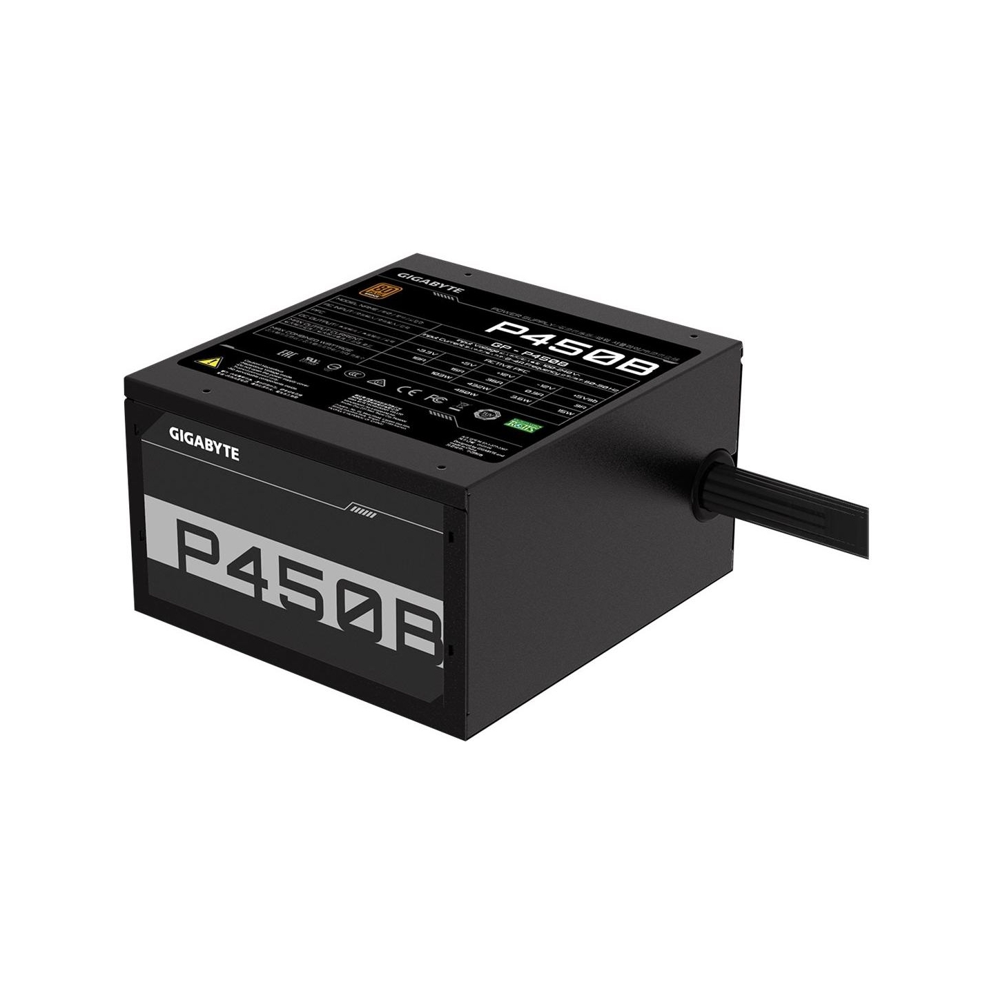 Gigabyte | GP-P450B | 450 W | 80 PLUS Bronze certified