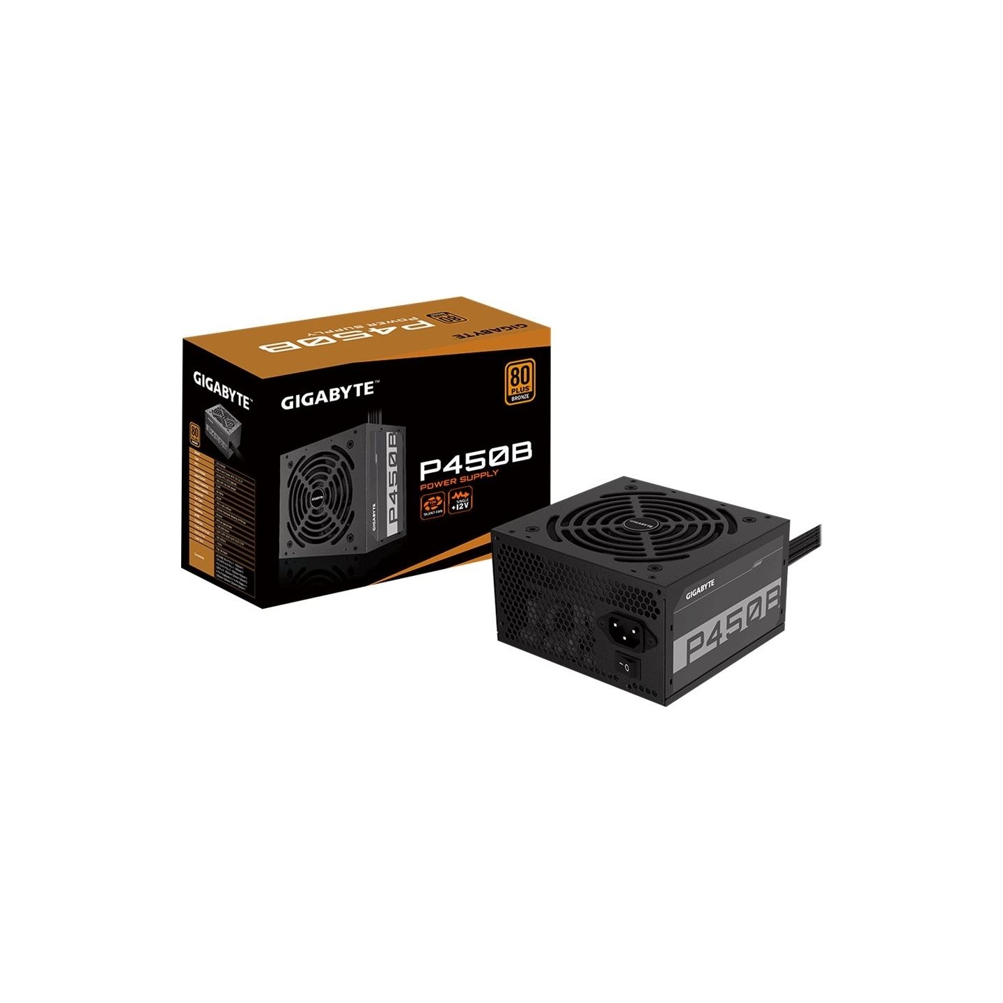 Gigabyte | GP-P450B | 450 W | 80 PLUS Bronze certified