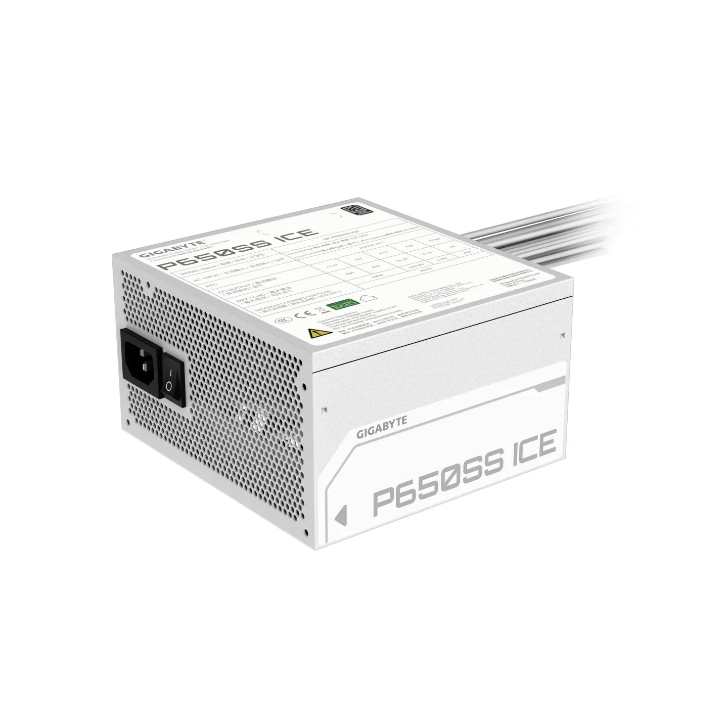 Gigabyte PSU | GP-P650SS ICE GEU1 | 650 W | USED, REFURBISHED, MISSING MANUALS