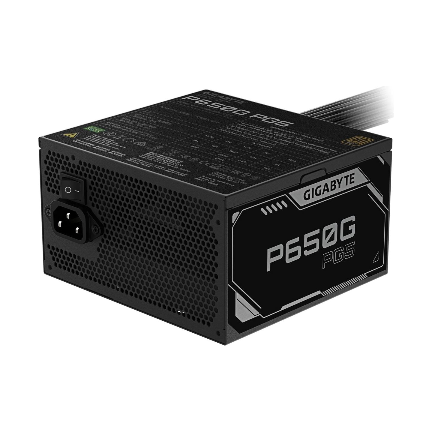 Gigabyte Power Supply | P650G PCIE 5.1 | 650 W