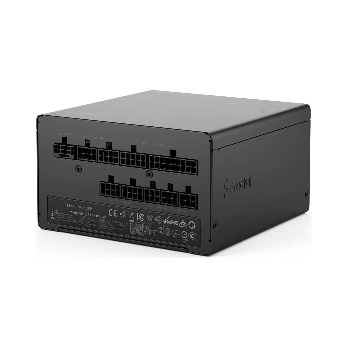 Fractal Design Power Supply, Black | Ion 3 Gold | 750 W