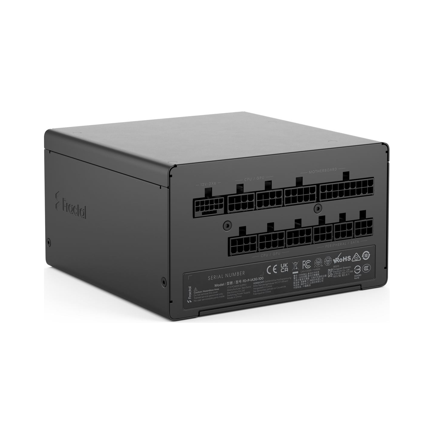 Fractal Design Power Supply, Black | Ion 3 Gold | 1000 W