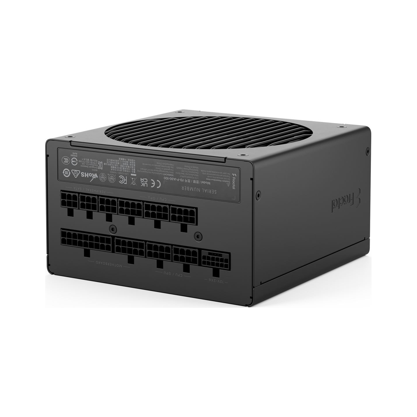 Fractal Design Power Supply, Black | Ion 3 Gold | 1000 W