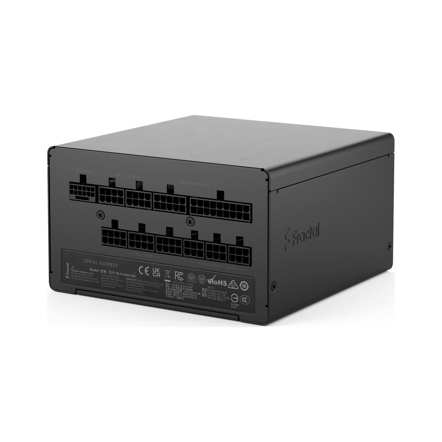 Fractal Design Power Supply, Black | Ion 3 Gold | 1000 W